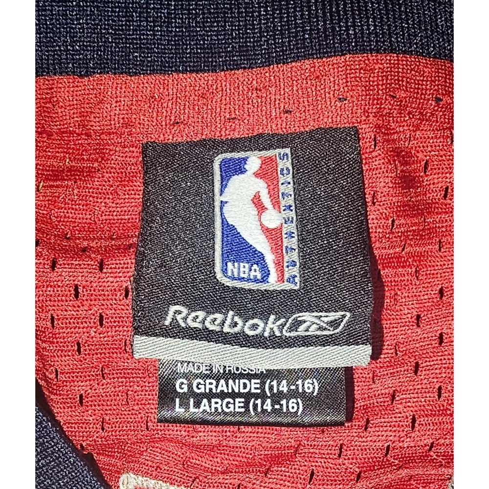 REEBOK LEBRON JAMES CLEVELAND CAVS #23 NBA SEWN JERSEY YOUTH LARGE - Picture 4 of 5